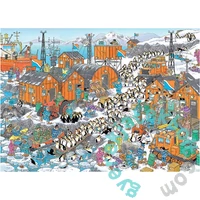 Jumbo 1000 db-os puzzle - South Pole Expedition, Jan van Haasteren (00607)