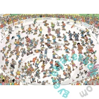 Jumbo 2000 db-os puzzle - Jan van Haasteren - Riding the Skate Bowl (00642)