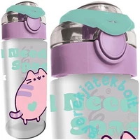 Pusheen cicás műanyag kulacs - Violet (679780)