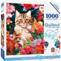 MasterPieces 1000 db-os puzzle - Quilted - Flower Garden Hiding (72451)
