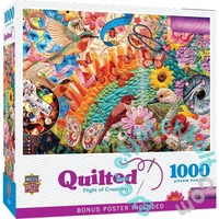 MasterPieces 1000 db-os puzzle - Quilted - Flight of Creativity (72454)