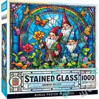 MasterPieces 1000 db-os puzzle - Stained Glass - Gnomish Delight (72504)