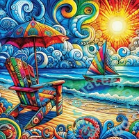 MasterPieces 1000 db-os puzzle - Kaleidoscope - Beach Day (72508)