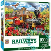 MasterPieces 1000 db-os puzzle - Railways - Frontier Rails (72516)