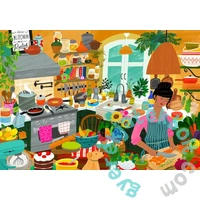 Pieces & Peace 2000 db-os puzzle - My Happy Place is in the Kitchen (0228)