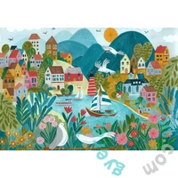 Pieces & Peace 1000 db-os puzzle - Coastal Village (0211)