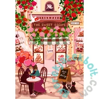 Pieces & Peace 1000 db-os puzzle - The Sweet Escape - Valentine's Cafe (0221)