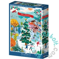 Pieces & Peace 500 db-os puzzle - Skating into Christmas Joy (0253)