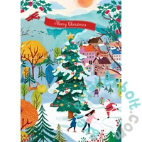 Pieces & Peace 500 db-os puzzle - Skating into Christmas Joy (0253)