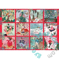 Pieces &amp; Peace 2000 db-os puzzle - 12 Days of Christmas (0266)