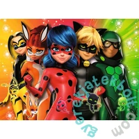Ravensburger 100 db-os XXL puzzle - Miraculous - Katicabogár és Fekete Macska (12004172)