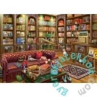 Ravensburger 1000 db-os puzzle - A könyvtárszoba (12000329)
