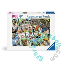 Ravensburger 1000 db-os puzzle - Állati jó útinapló (12000607)