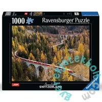 Ravensburger 1000 db-os puzzle - Csodálatos Svájc - RhB, a svájci vasút (12000004)