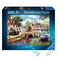 Ravensburger 1000 db-os puzzle - Egy nap a folyó mellett (12001257)