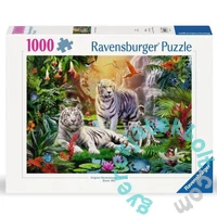Ravensburger 1000 db-os puzzle - Fehér tigris család (12000886)