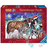 Ravensburger 1000 db-os puzzle - Karácsony a farmon (12001269)