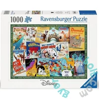 Ravensburger 1000 db-os puzzle - Régi Disney poszterek (12000689)