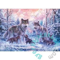 Ravensburger 1000 db-os puzzle - Sarkvidéki farkasok (12000647)