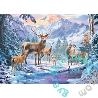 Ravensburger 1000 db-os puzzle - Szarvasok télen (12000888)