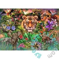 Ravensburger 1000 db-os puzzle - Tigris a dzsungelben (12001273)
