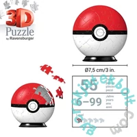 Ravensburger 55 db-os 3D puzzle - Pokémon Poké Balls - Classic (11256)