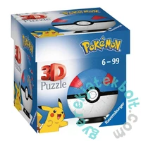 Ravensburger 55 db-os 3D puzzle - Pokémon Poké Balls - Great Ball (11265)