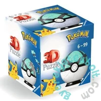 Ravensburger 55 db-os 3D puzzle - Pokémon Poké Balls - Net Ball (11581)