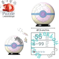 Ravensburger 55 db-os 3D puzzle - Pokémon Poké Balls - Heal Ball (11582)