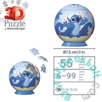 Ravensburger 54 db-os 3D gömb puzzle - Stitch (11597)