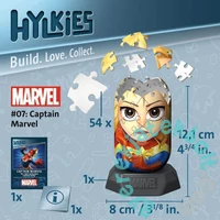Ravensburger 54 db-os 3D puzzle - Marvel - Captain Marvel Hylkies (12001156)