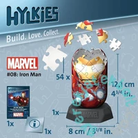 Ravensburger 54 db-os 3D puzzle - Marvel - Iron Man Hylkies (12001157)