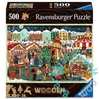 Ravensburger 500 db-os Wooden puzzle - Boldog karácsonyt! (12001539)