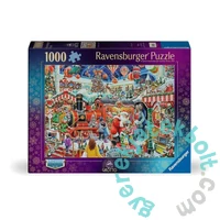 Ravensburger 1000 db-os puzzle - Limitált kiadás - A mikulás gőzöse (12001583)