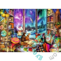 Ravensburger 1000 db-os puzzle - Téli olvasósarok (12001585)