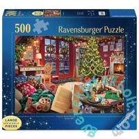 Ravensburger 500 db-os XXL puzzle - Karácsonyi kuckózgatás (12001805)