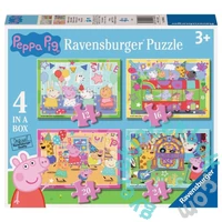 Ravensburger 4 az 1-ben puzzle (12,16,20,24 db-os) - Peppa malac (12004016)