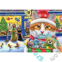 Ravensburger 2 x 24 db-os puzzle - Karácsonyi cicák (12004059)