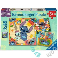 Ravensburger 3 x 49 db-os puzzle - Stitch (12004114)
