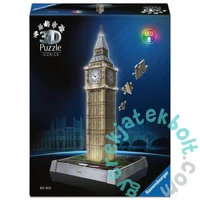 Ravensburger Iconics 235 db-os 3D puzzle - Night Edition - Big Ben (12008025)