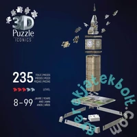 Ravensburger Iconics 235 db-os 3D puzzle - Night Edition - Big Ben (12008025)