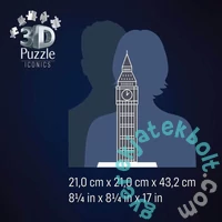 Ravensburger Iconics 235 db-os 3D puzzle - Night Edition - Big Ben (12008025)