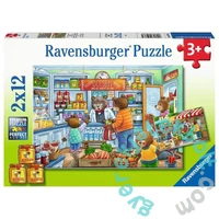 Ravensburger 2 x 12 db-os puzzle - A boltban (05076)