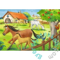 Ravensburger 2 x 12 db-os puzzle - Nyaralás a lófarmon (05178)