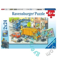 Ravensburger 2 x 24 db-os puzzle - Szemétgyűjtés (05096)