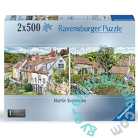 Ravensburger 2 x 500 db-os puzzle - Cosy Cottages - Észak Yorkshire (12000024)