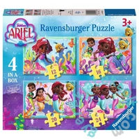 Ravensburger 4 az 1-ben puzzle (12,16,20,24 db-os) - Disney - Ariel (12004024)