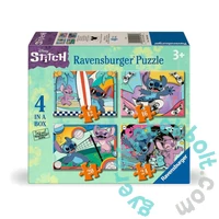Ravensburger 4 az 1-ben puzzle (12,16,20,24 db-os) - Disney - Stitch (12004106)
