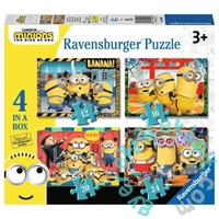 Ravensburger 4 az 1-ben puzzle (12,16,20,24 db-os)-os puzzle - Minyonok 2 (05060)
