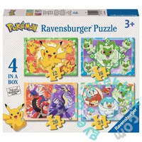Ravensburger 4 az 1-ben puzzle (12,16,20,24 db-os) - Pokémon (12004026)